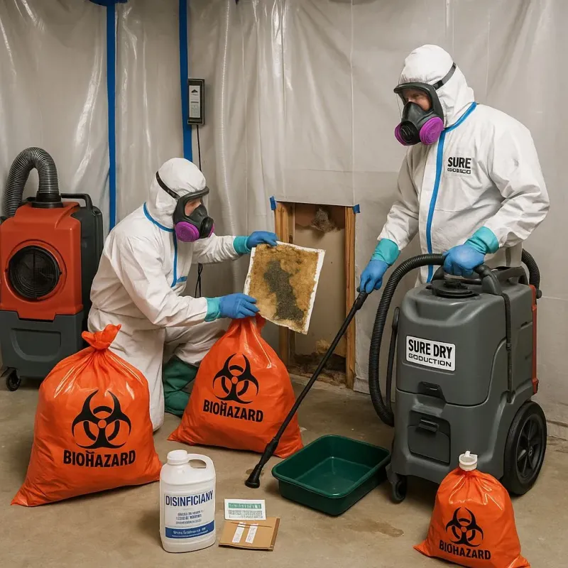 Contaminated Water Handling Protocols process in Cambria, IL